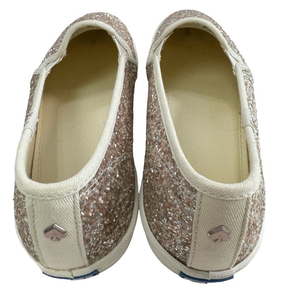 Keds Kate Spade Rose Gold/ Champagne Cream Double Decker SlipOn Sneaker Size 8.5 - Picture 8 of 16